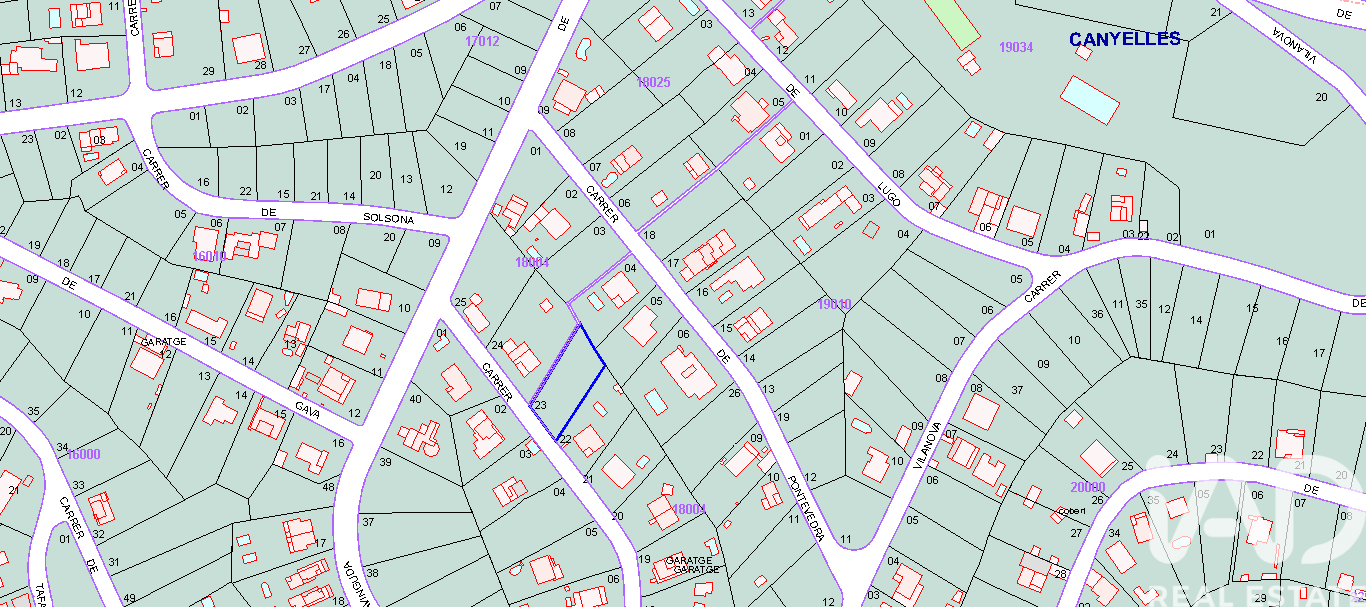 Land in Canyelles, Barcelona, Spanien 784 m2 Nr. 185180