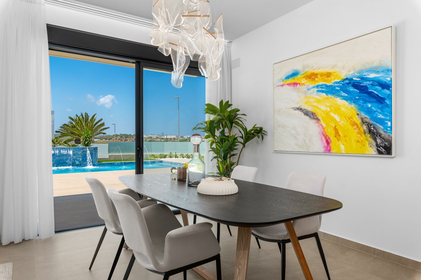 Villa a Dehesa De Campoamor, Alicante, Spagna 3 camere da letto, 242 mq. N° 154466
