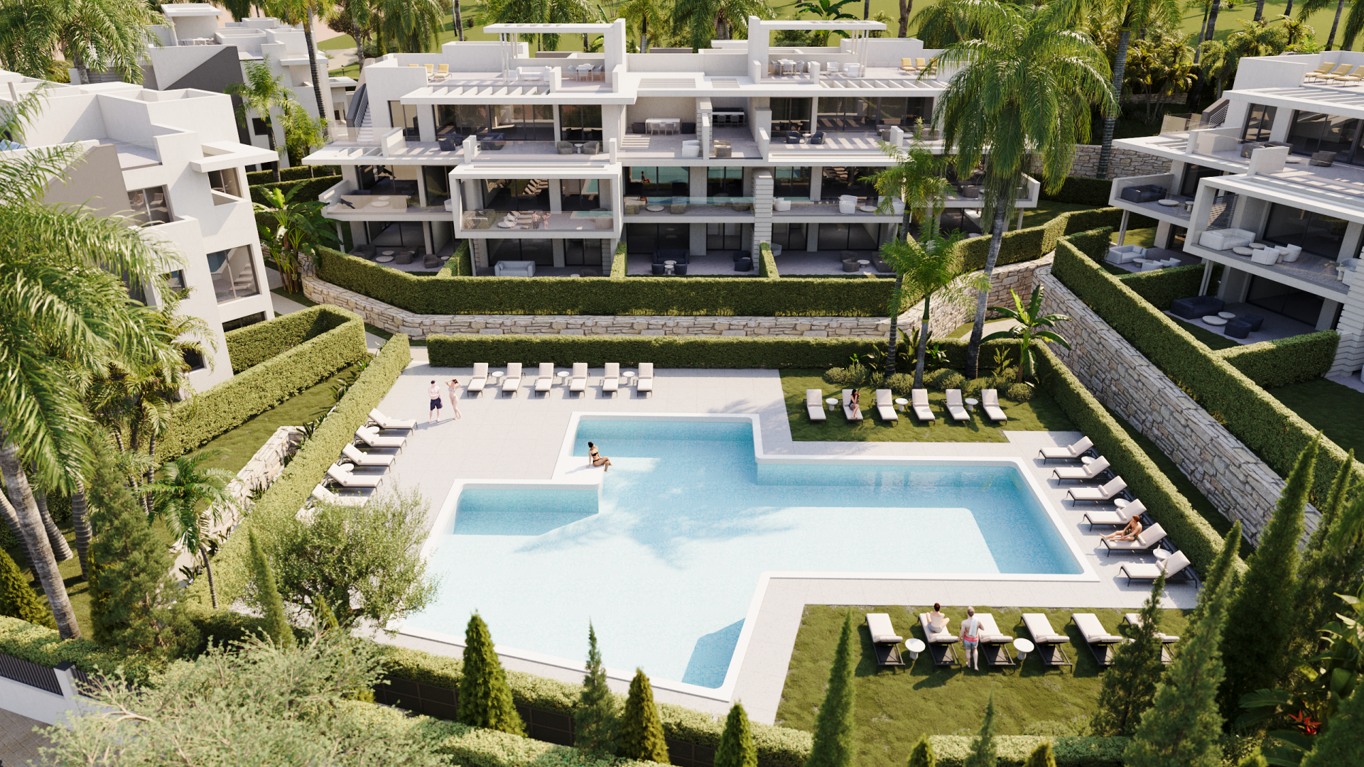 Apartment in Estepona, Malaga, Spain 2 bedrooms, 122 sq.m. No. 102710