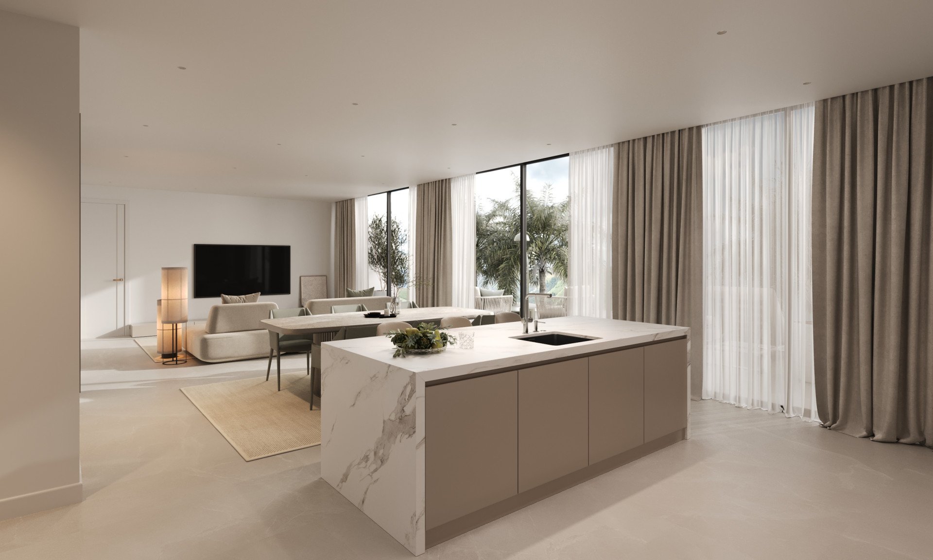 Apartment in Estepona, Malaga, Spain 2 bedrooms, 122 sq.m. No. 102710