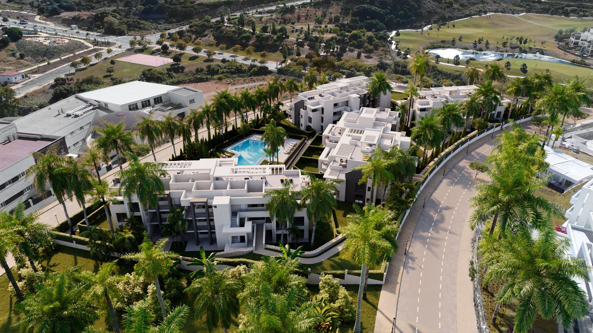 Apartment in Estepona, Malaga, Spain 2 bedrooms, 122 sq.m. No. 102710
