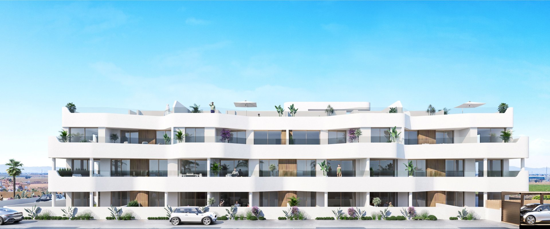Apartment in Los Alcazares, Murcia, Spain 2 bedrooms, 78 sq.m. No. 180144