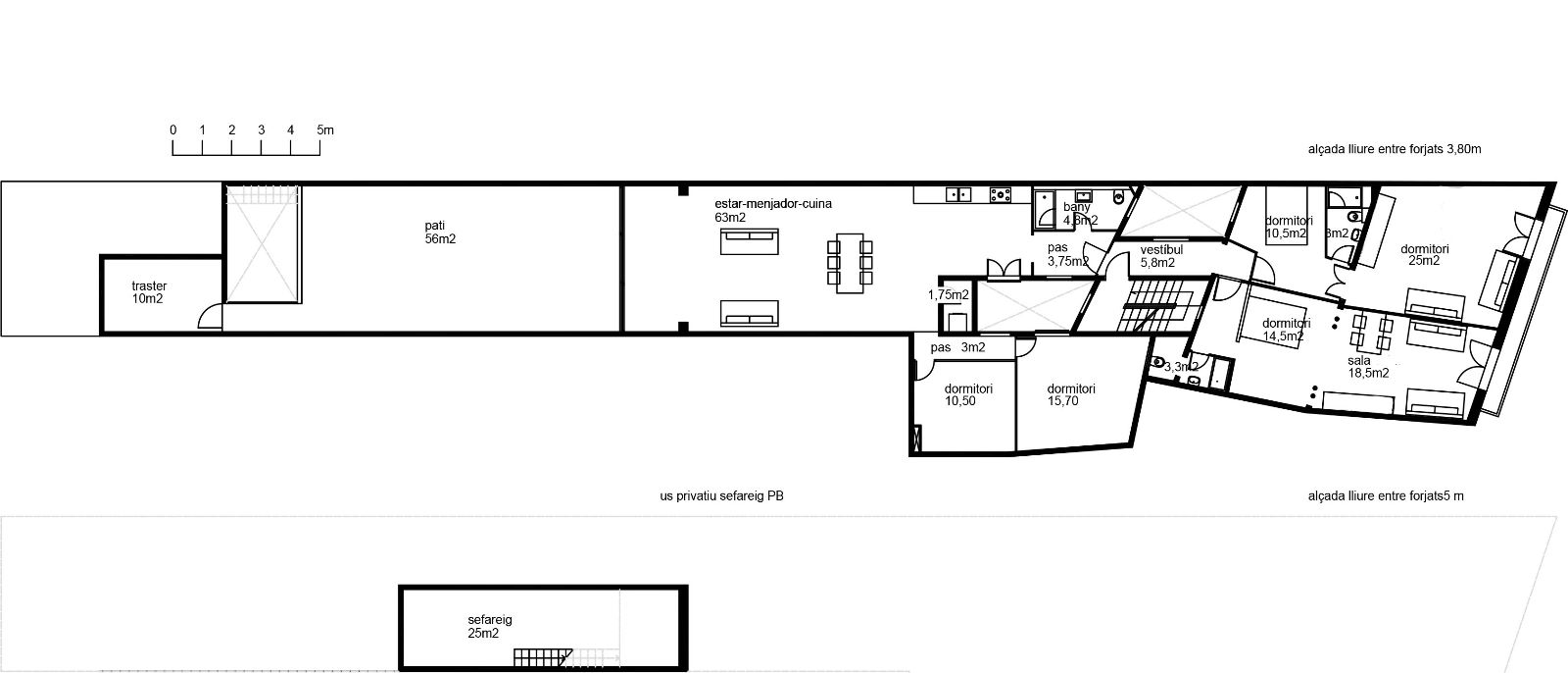 Wohnung in Barcelona, Spanien 5 Schlafzimmer, 186 m2 Nr. 167072