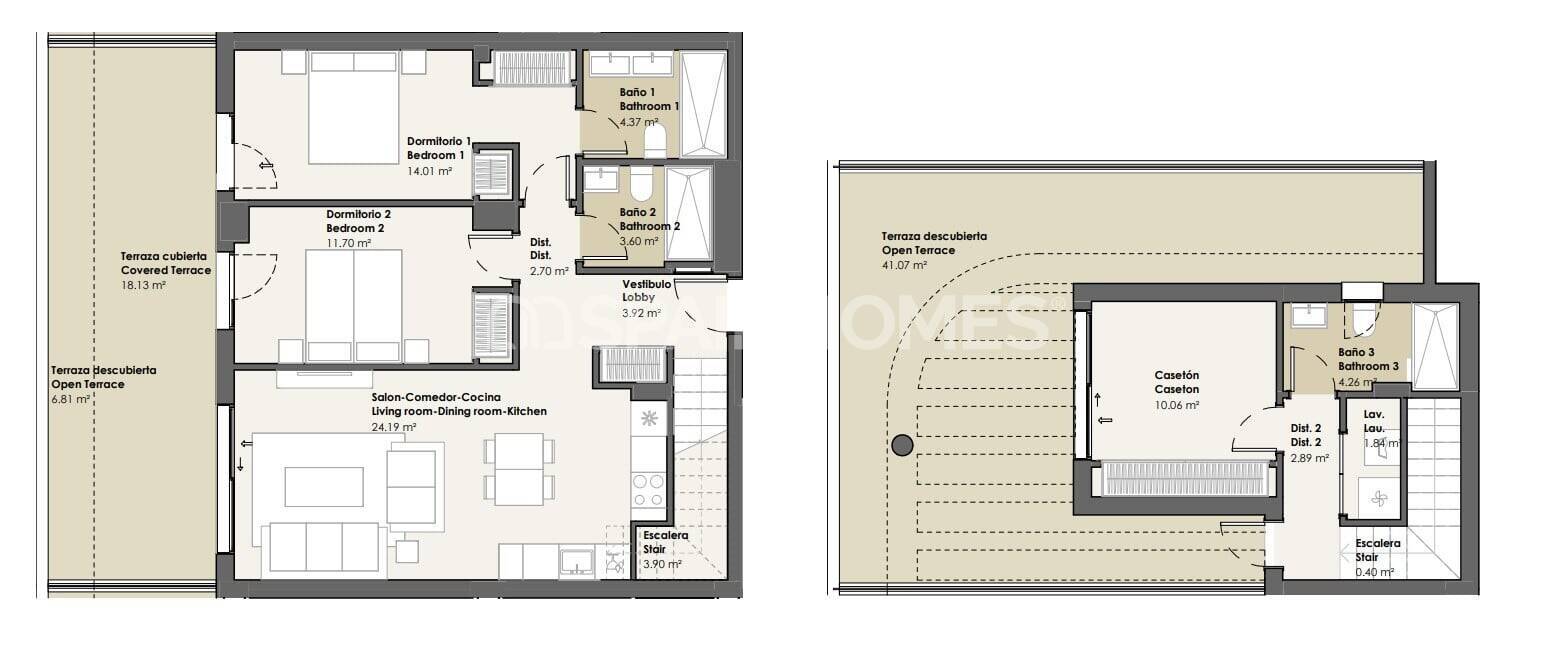 Apartment à Torrox, Malaga, Espagne 3 chambres, 96 m2 No. 173826