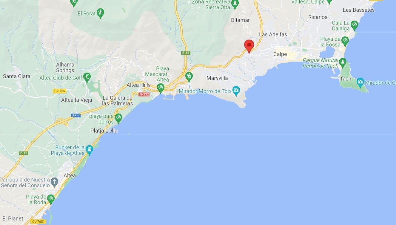 Lägenhet i Calpe, Alicante, Spanien 4 sovrum, 409 kvm. Nr. 165084