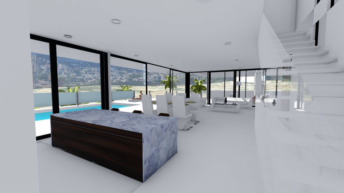 Lägenhet i Calpe, Alicante, Spanien 4 sovrum, 409 kvm. Nr. 165084