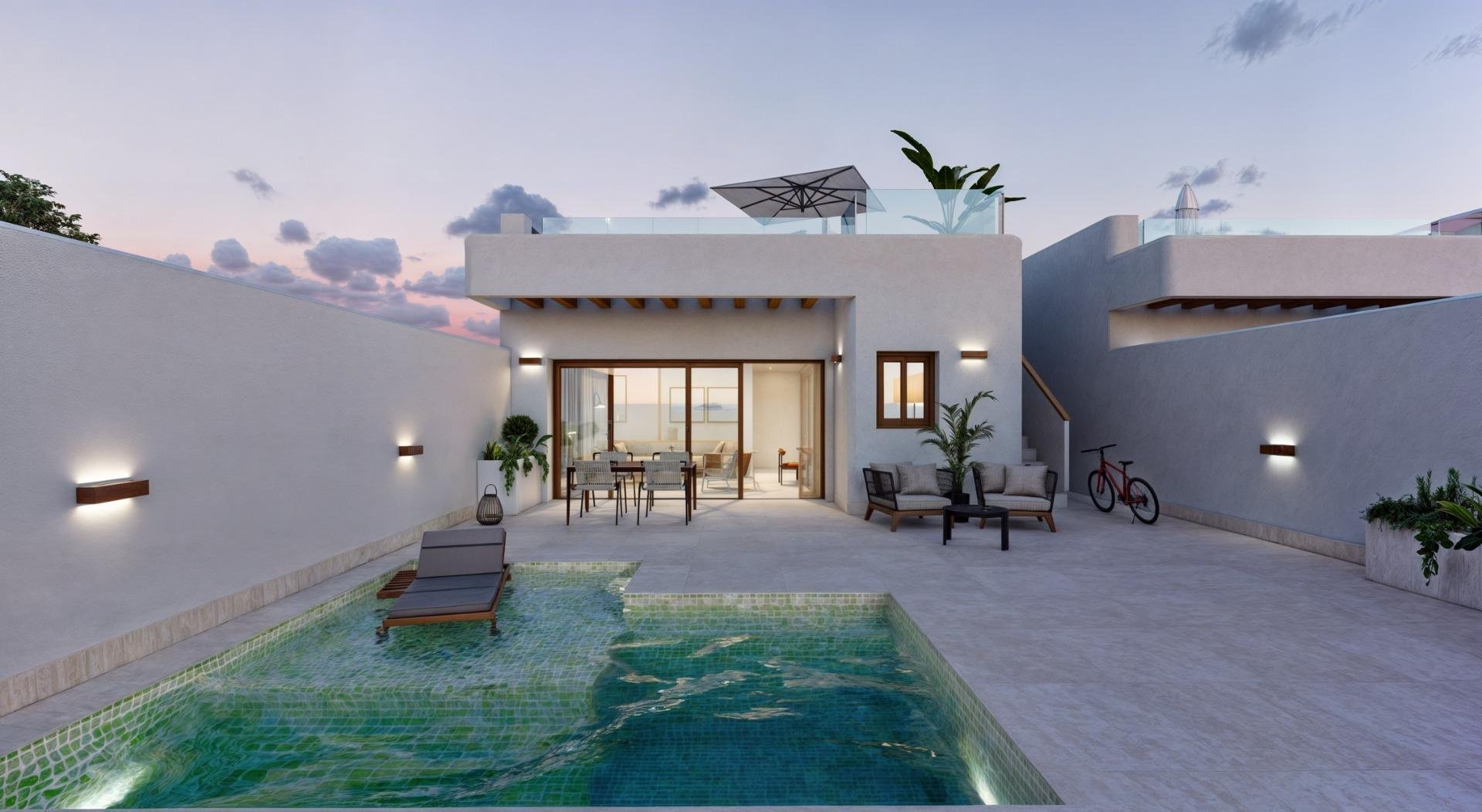 Villa en Torre-Pacheco, Murcia, España 3 dormitorios, 90 m2 No. 119908