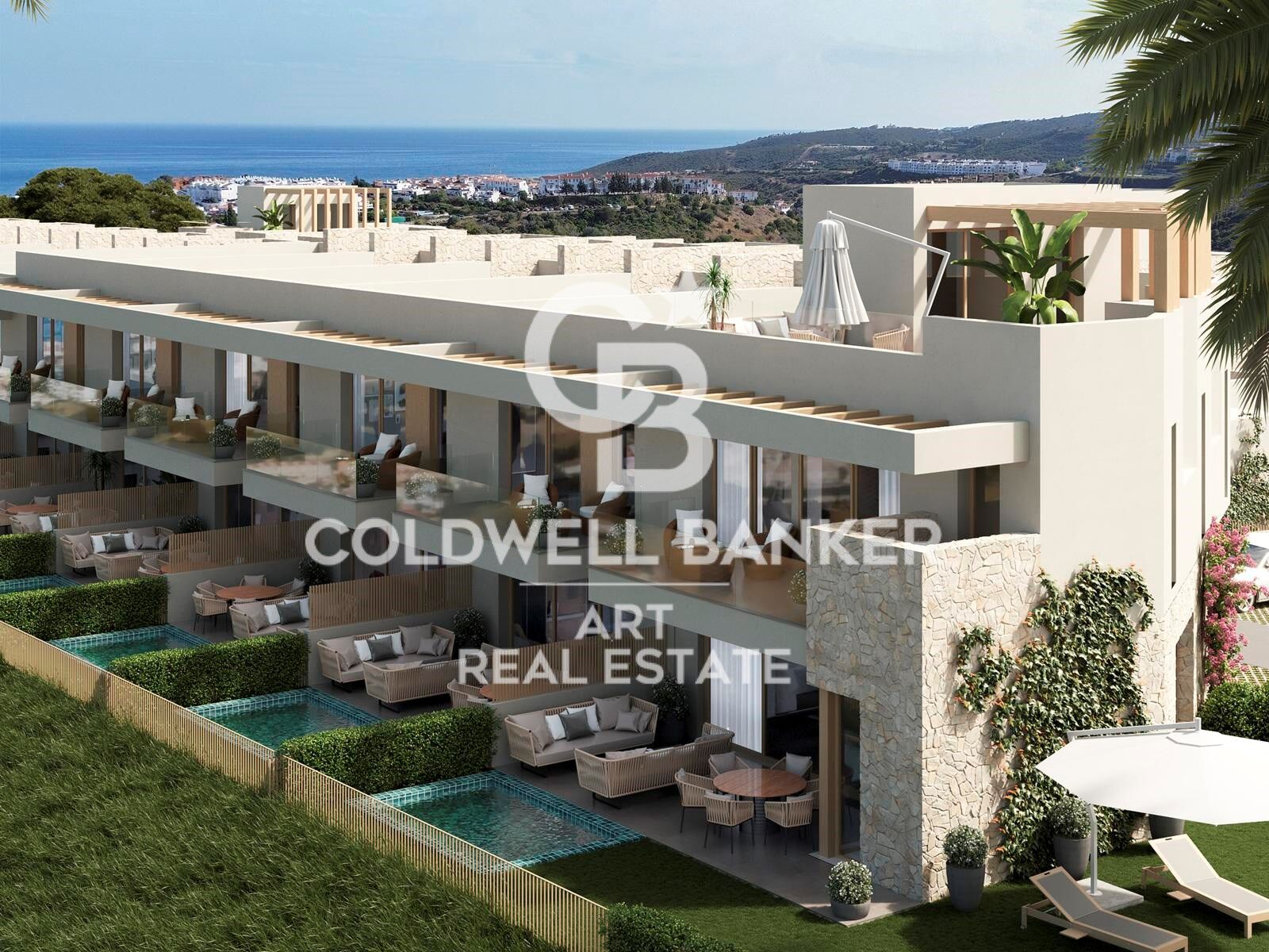 Hus i Manilva, Malaga, Spanien 3 sovrum, 131 kvm. Nr. 157564