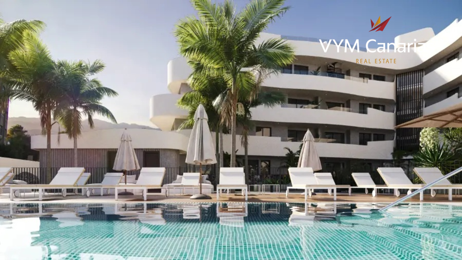Lägenhet i El Medano, Tenerife, Spanien 2 sovrum, 53 kvm. Nr. 173832