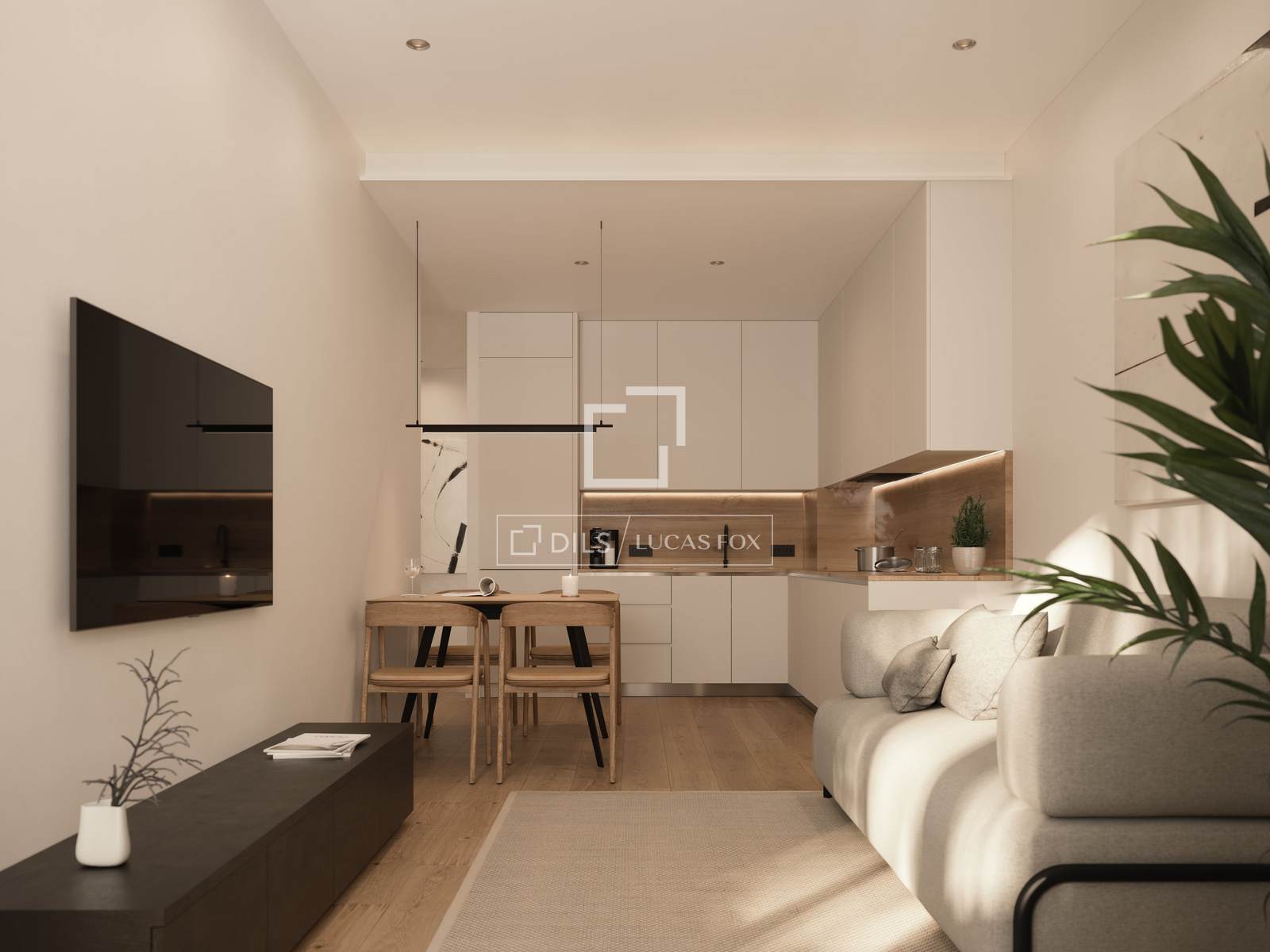Apartment in Barcelona, Spain 1 bedroom, 47 sq.m. No. 192577