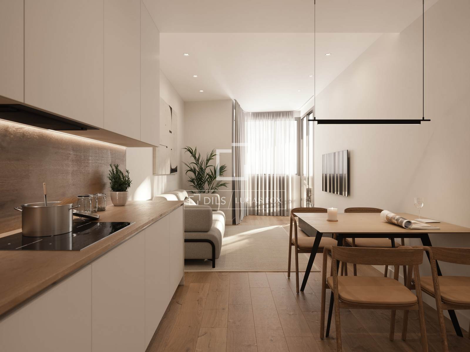 Apartment in Barcelona, Spain 1 bedroom, 47 sq.m. No. 192577