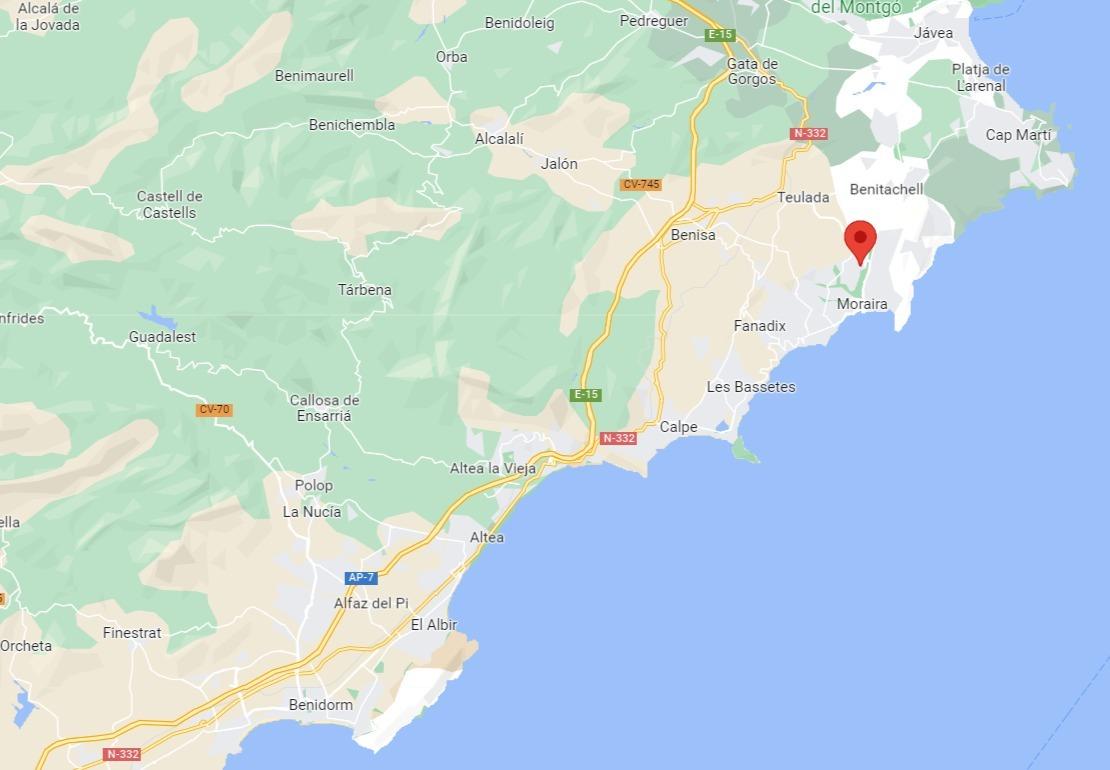 Huvila Moraira, Alicante, Espanja 4 makuuhuonetta, 365 m2 No. 165186