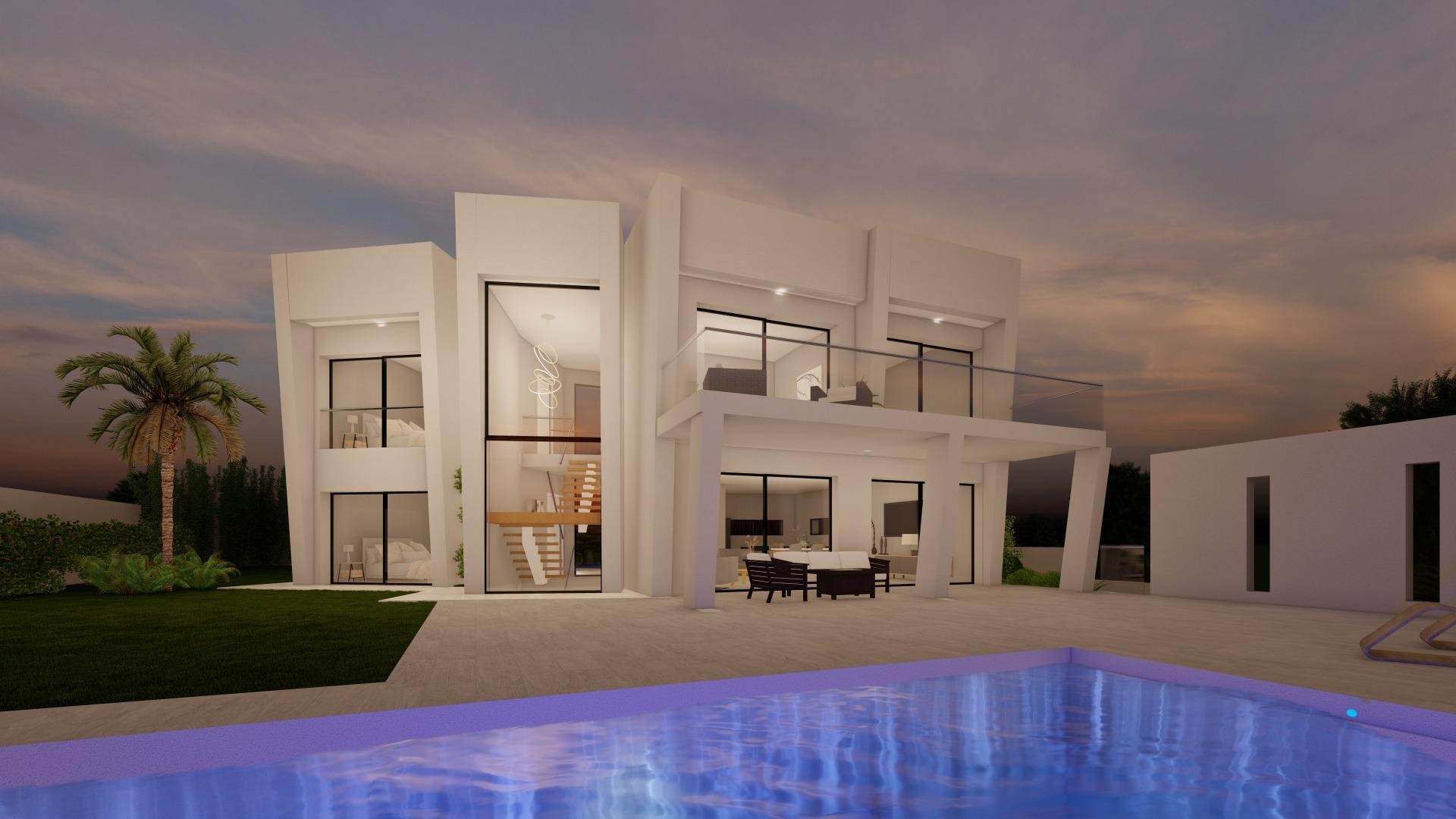 Huvila Moraira, Alicante, Espanja 4 makuuhuonetta, 365 m2 No. 165186