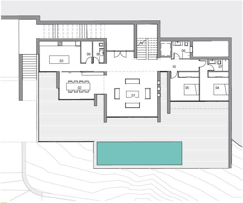 Villa en Adsubia (Ajuntament Adsubia), Alicante, España 5 dormitorios, 734 m2 No. 165185