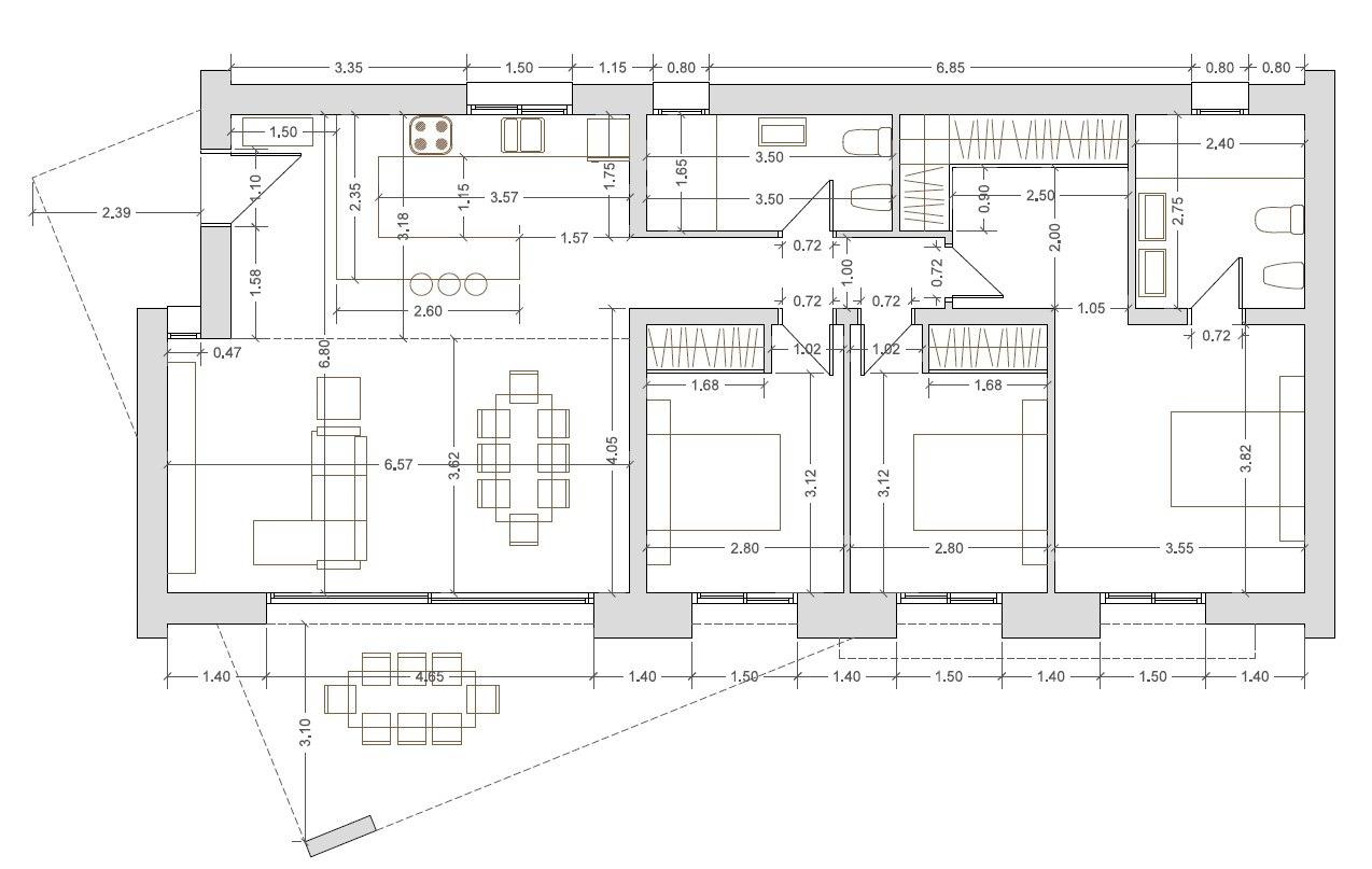 Villa a Calpe, Alicante, Spagna 3 camere da letto, 156 mq. N° 165187