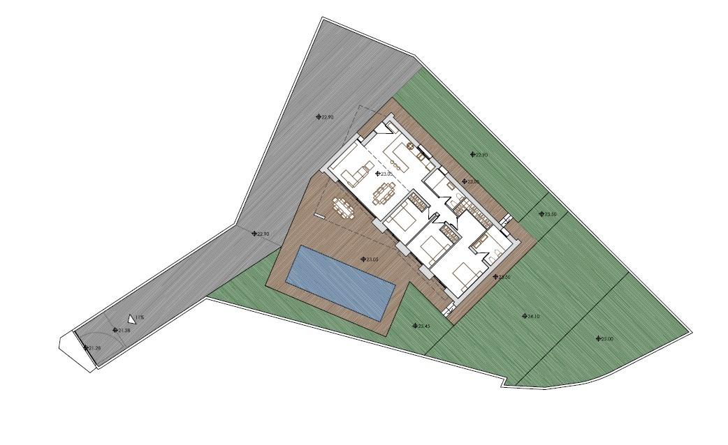 Villa a Calpe, Alicante, Spagna 3 camere da letto, 156 mq. N° 165187