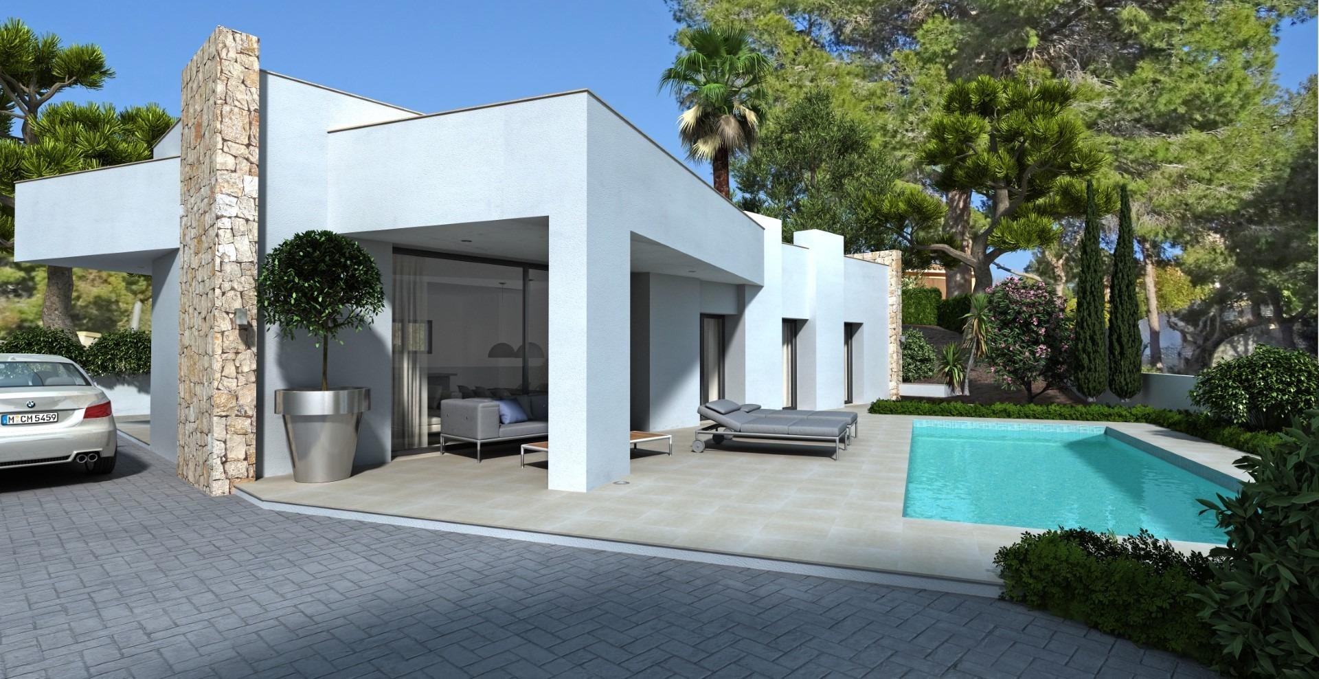 Villa a Calpe, Alicante, Spagna 3 camere da letto, 156 mq. N° 165187