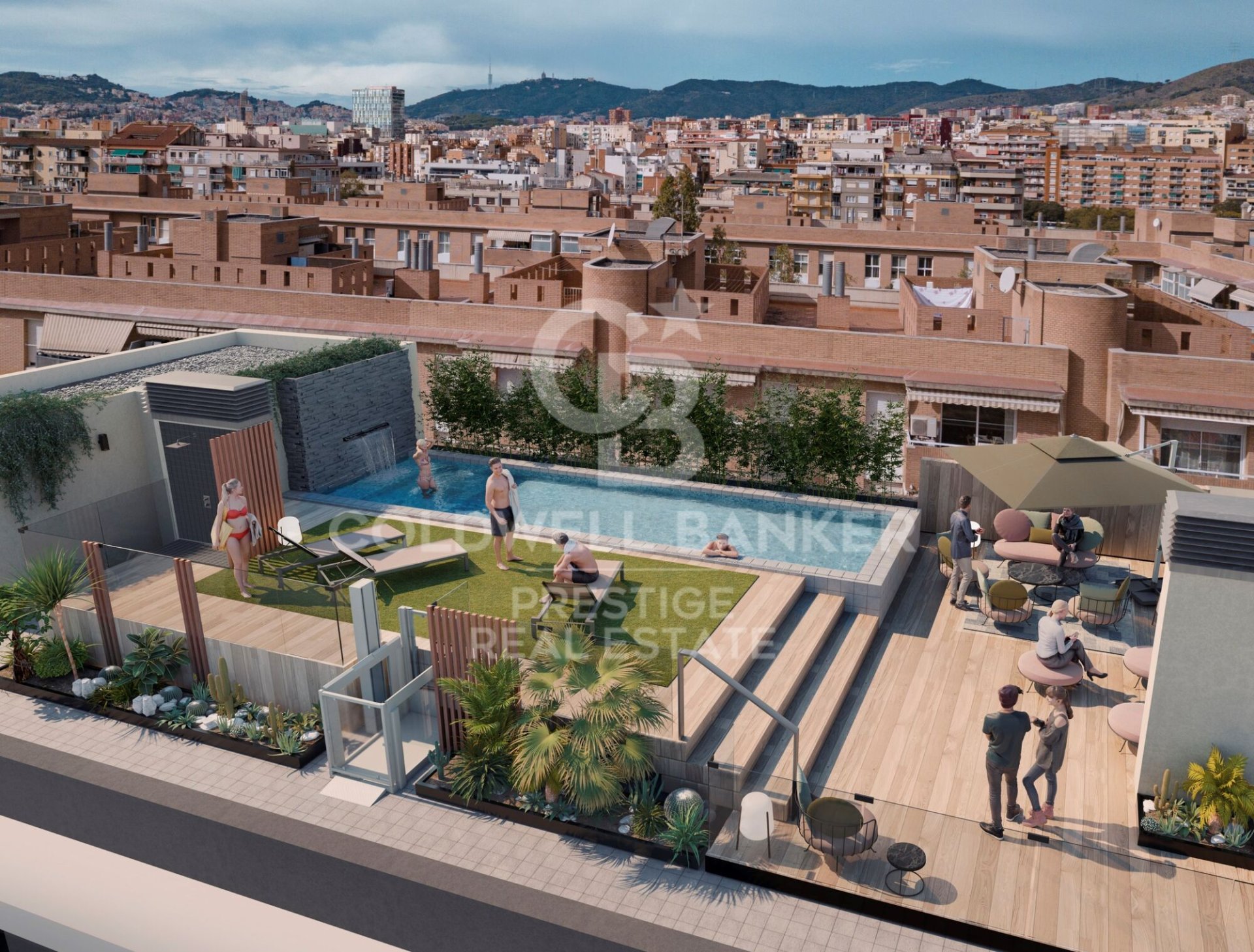 Penthäuser in Barcelona, Spanien 3 Schlafzimmer, 85 m2 Nr. 159429