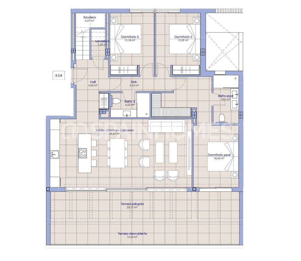 Penthouse à Mijas, Malaga, Espagne 3 chambres, 99 m2 No. 191658