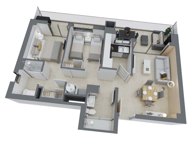 Apartamento en Marina d'Or, Castellón, España 2 dormitorios, 78 m2 No. 159196