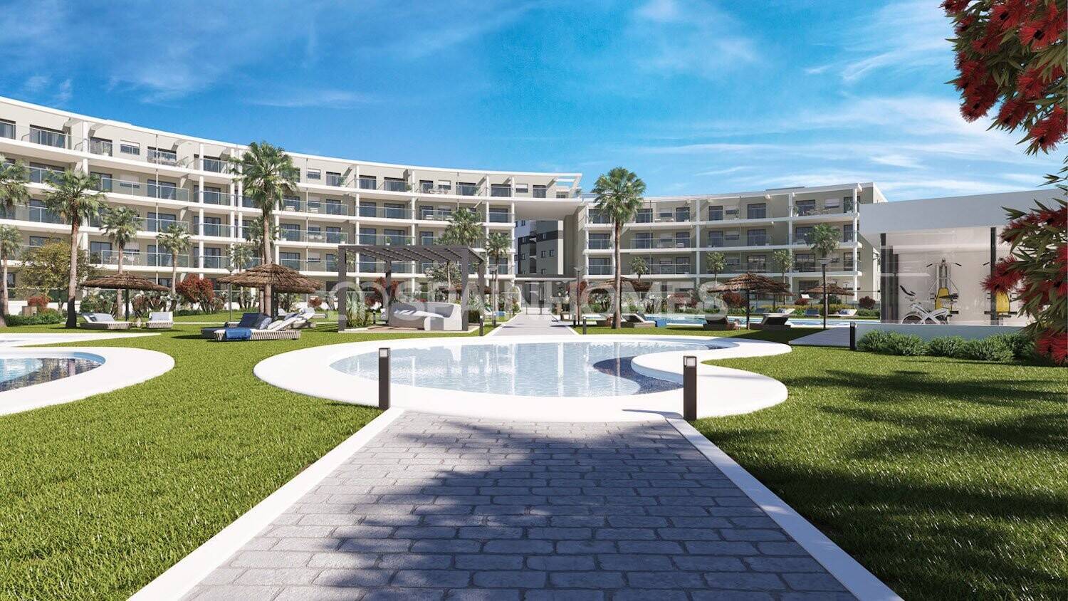 Penthauss Manilva, Malaga, Spānijā 2 istabas, 77 m2 Nr. 107383
