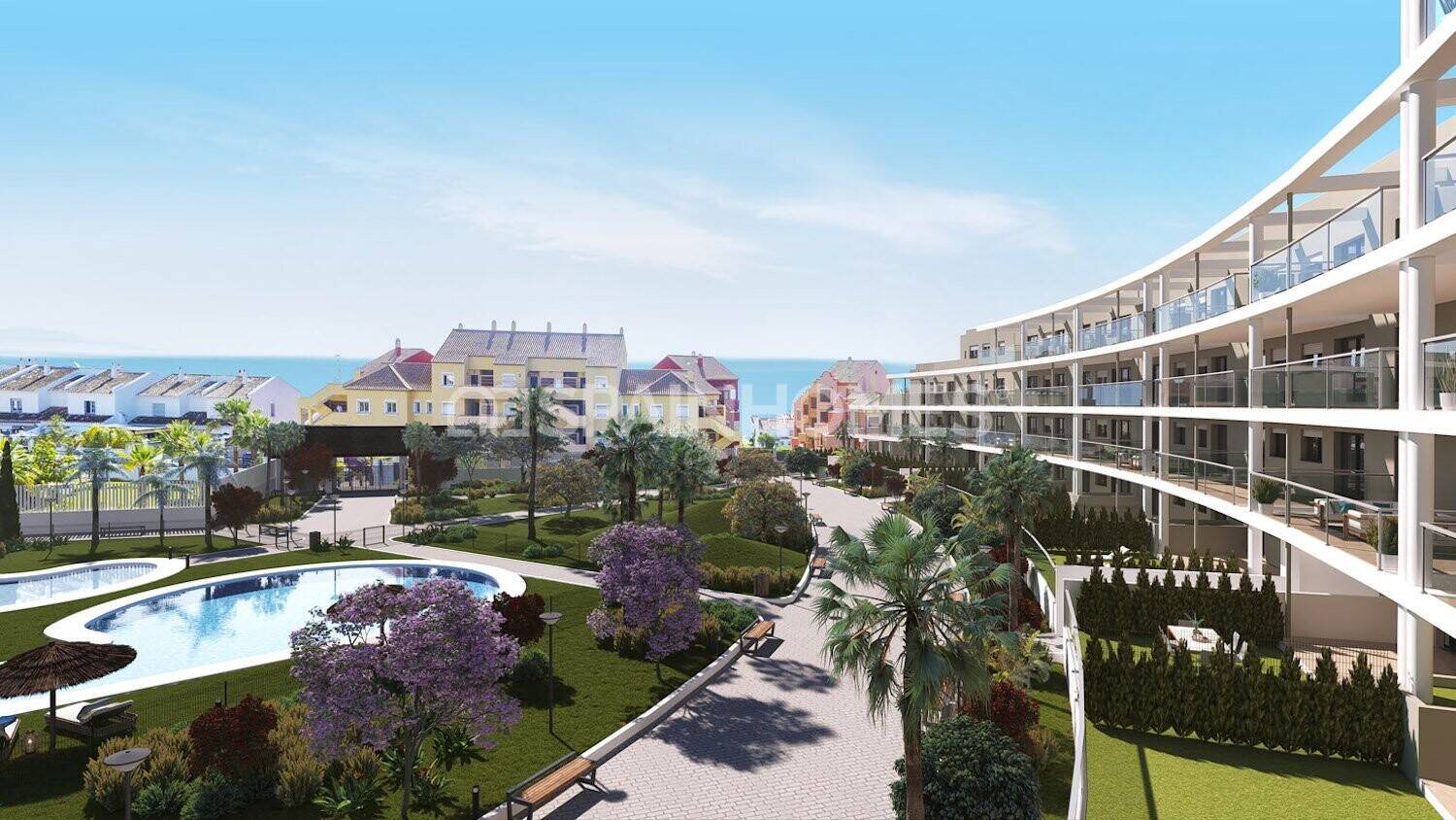 Penthauss Manilva, Malaga, Spānijā 2 istabas, 77 m2 Nr. 107383