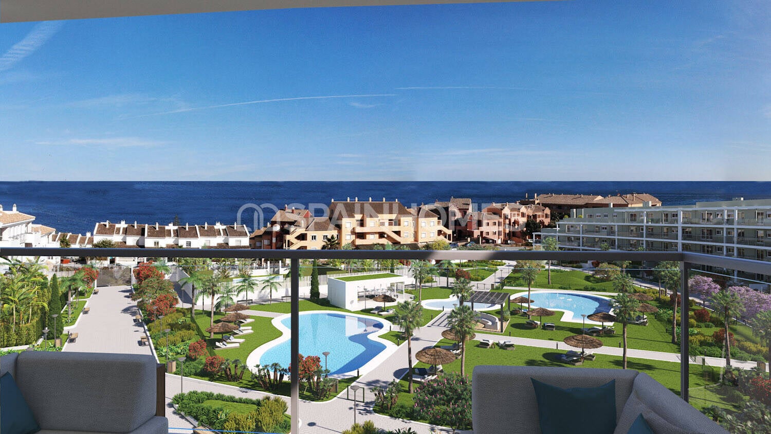 Penthauss Manilva, Malaga, Spānijā 2 istabas, 77 m2 Nr. 107383