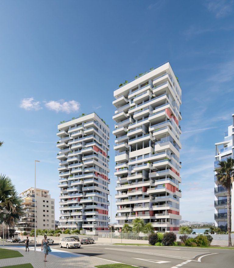 Квартира в Кальпе, Аликанте, Испания 3 спальни, 122м2 №63346