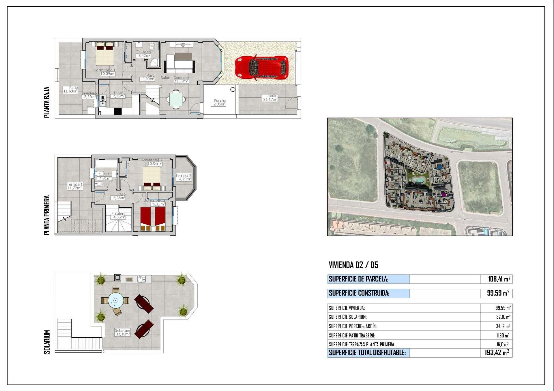 Townhouse in Cox, Alicante, Spain 3 bedrooms, 99 sq.m. No. 144173