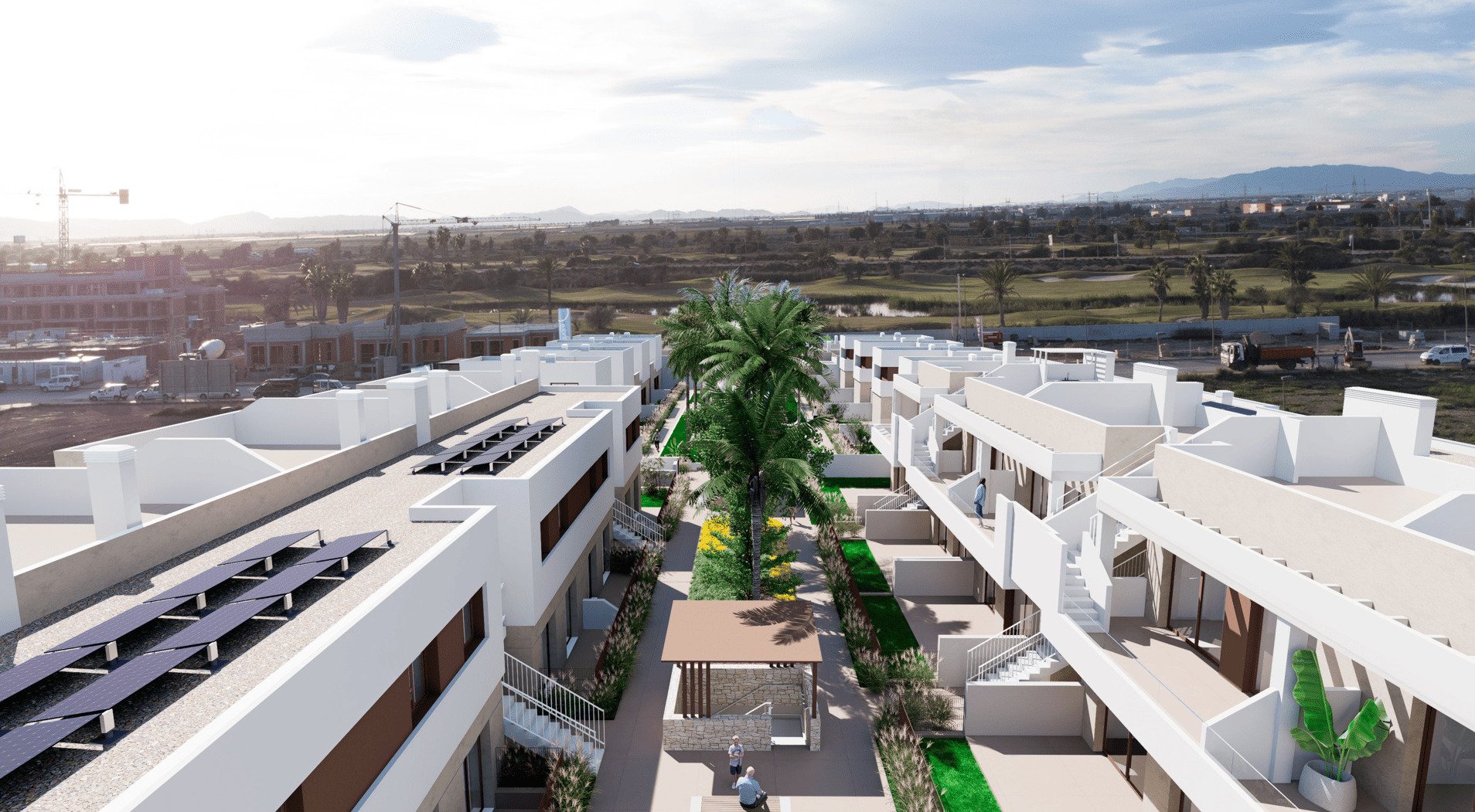 Bungalow i Los Alcazares, Murcia, Spanien 3 sovrum, 84 kvm. Nr. 144167