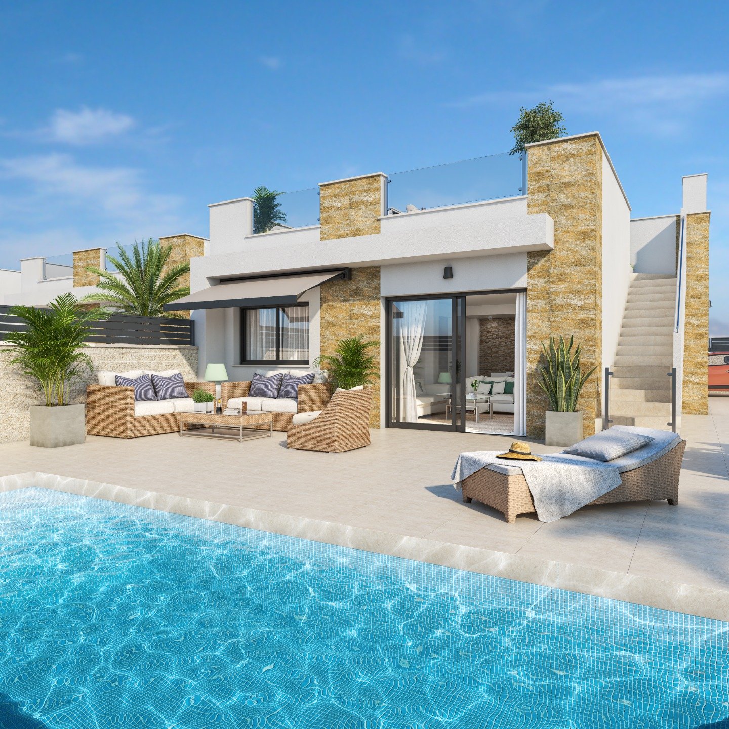 Villa in Ciudad Quesada, Alicante, Spanien 3 Schlafzimmer, 193 m2 Nr. 100515