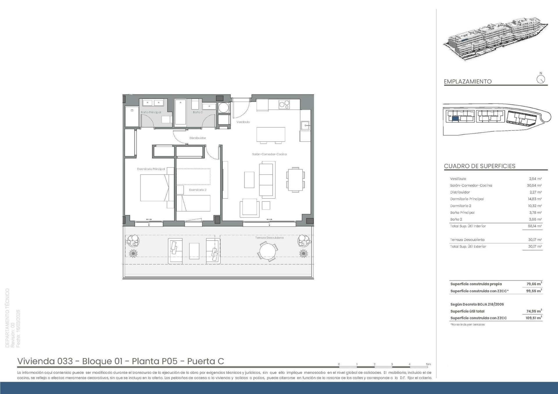 Penthäuser in Estepona, Malaga, Spanien 2 Schlafzimmer, 109 m2 Nr. 182012