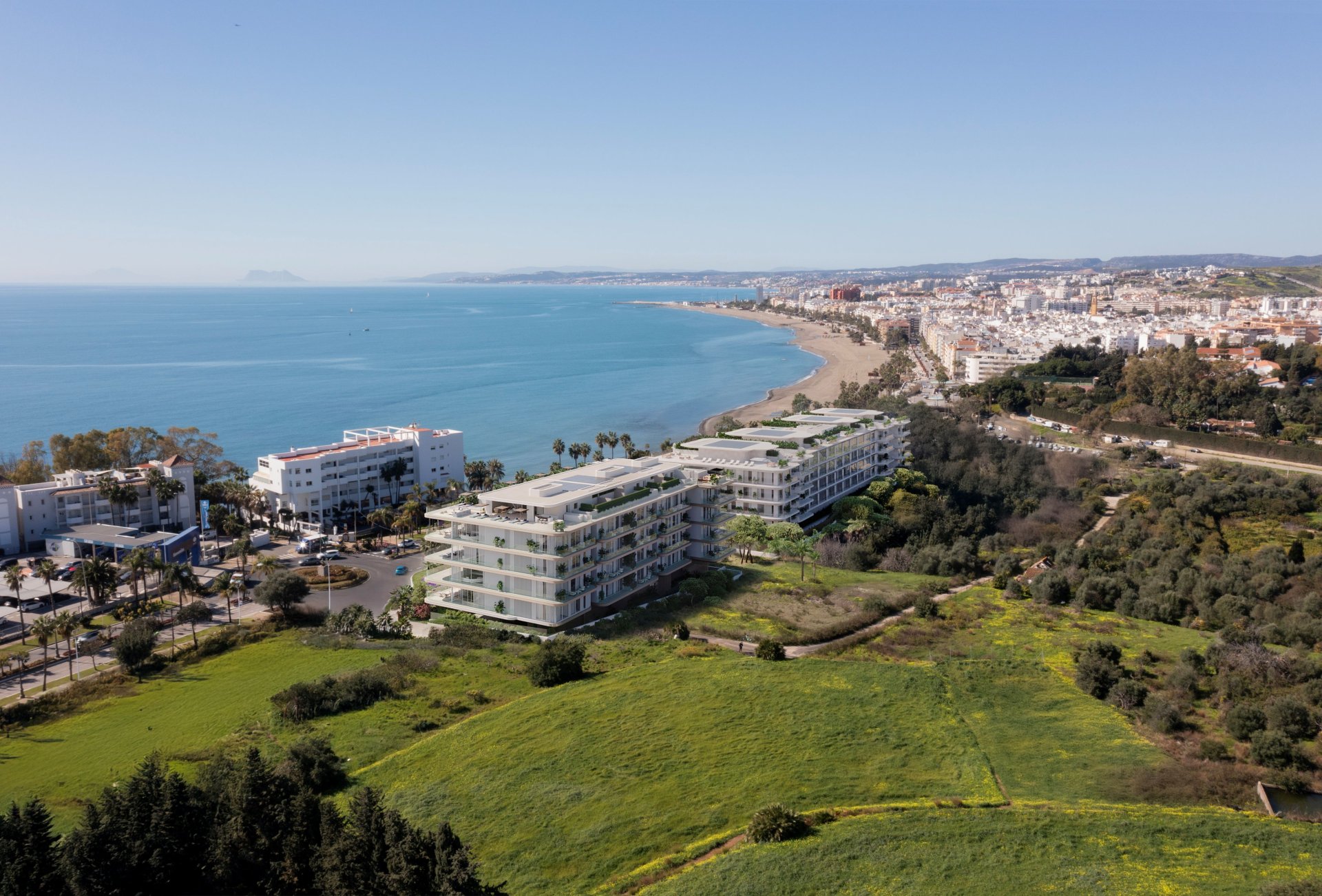 Lägenhet i Estepona, Malaga, Spanien 3 sovrum, 220 kvm. Nr. 180127