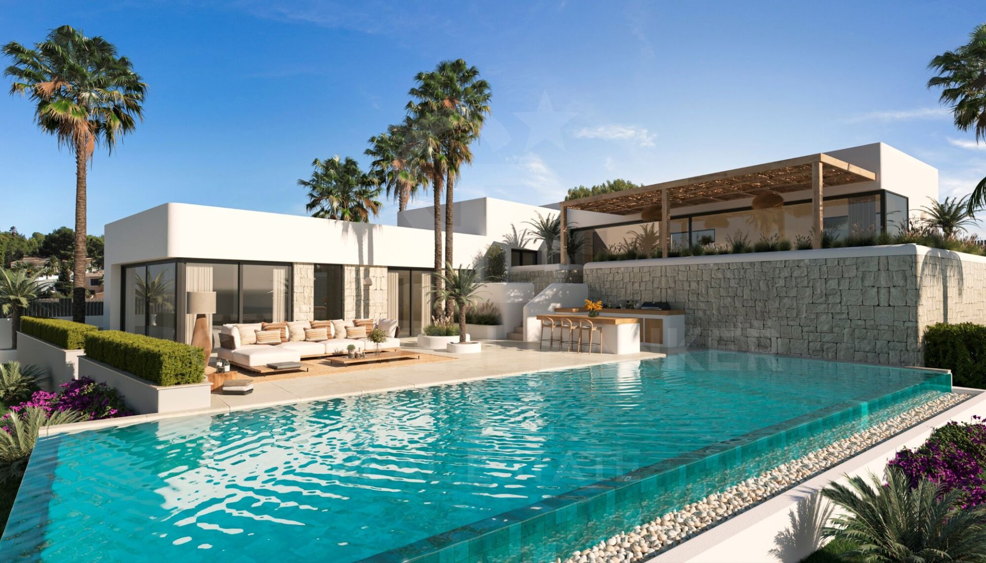 Villa a Javea, Alicante, Spagna 3 camere da letto, 200 mq. N° 160119