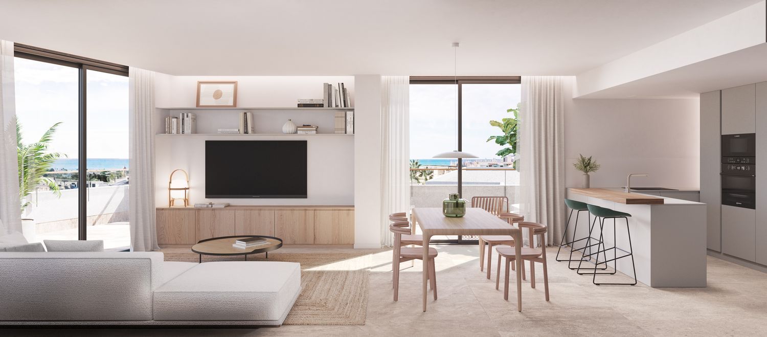 Apartment à Sitges, Barcelona, Espagne 3 chambres, 125 m2 No. 161749