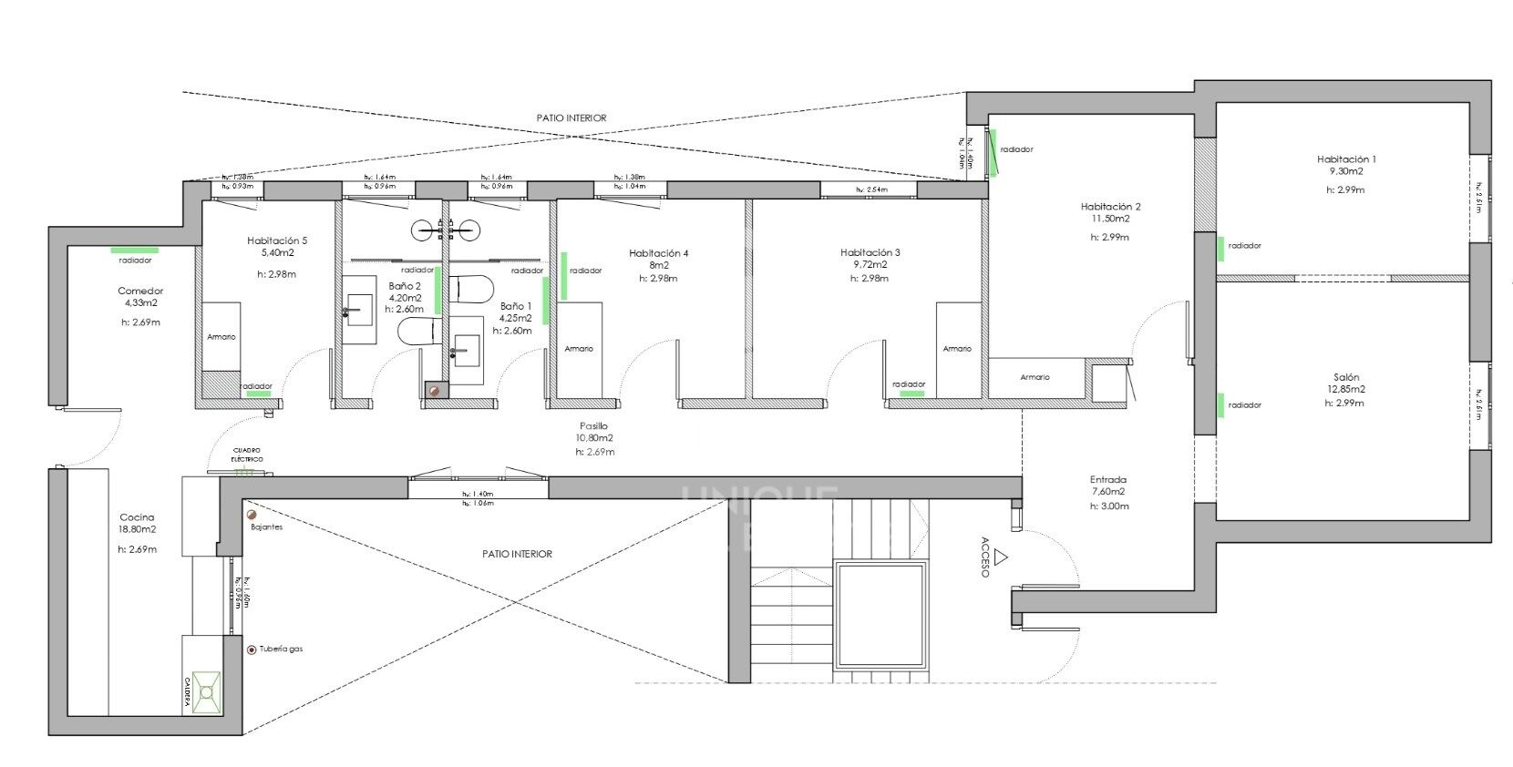 Apartamento en Madrid, España 3 dormitorios, 138 m2 No. 157967
