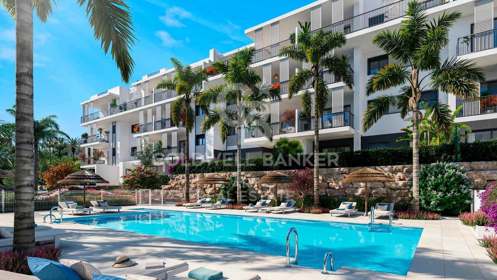Apartment in Estepona, Malaga, Spain 2 bedrooms, 115 sq.m. No. 158775
