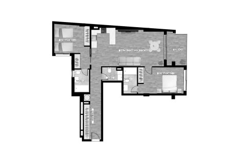Layout 2 bedrooms, 117.31 sq.m. in ALEGRIA 24, Torrevieja, Alicante, Spain №147117