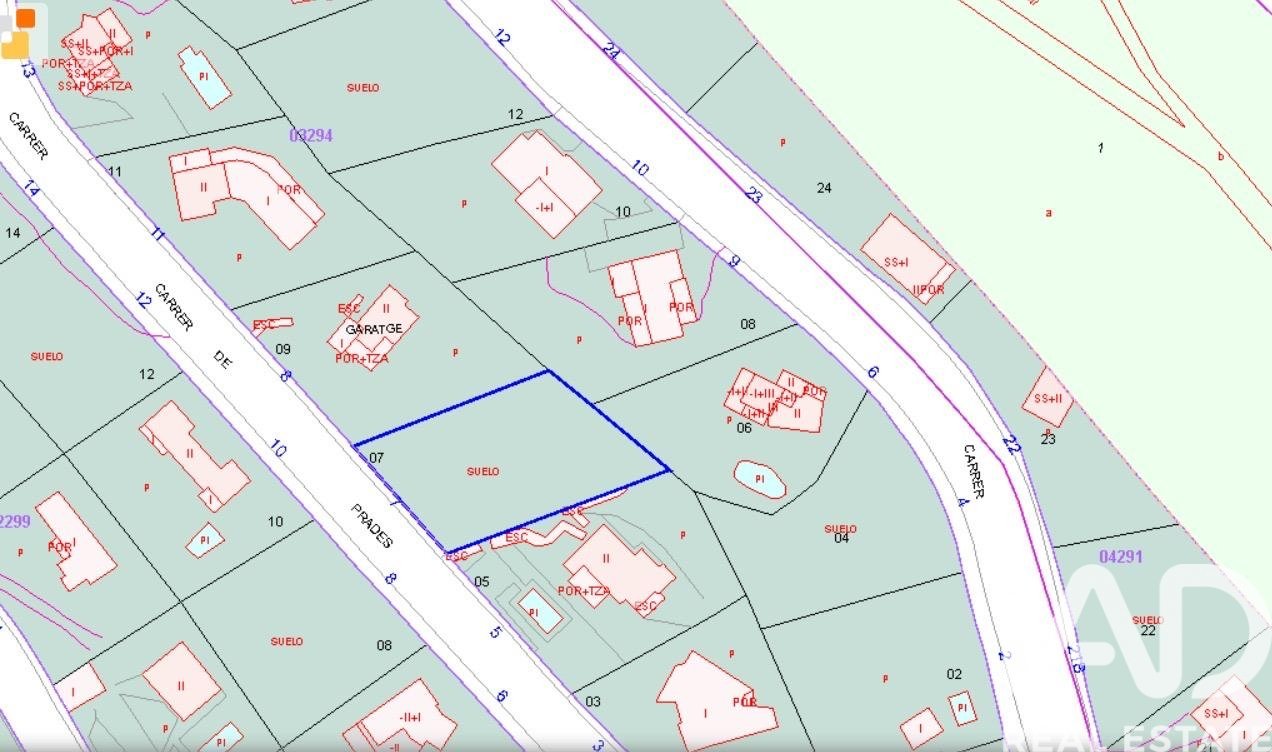 Land plot in Almoster, Tarragona, Spain 976 sq.m. No. 184713