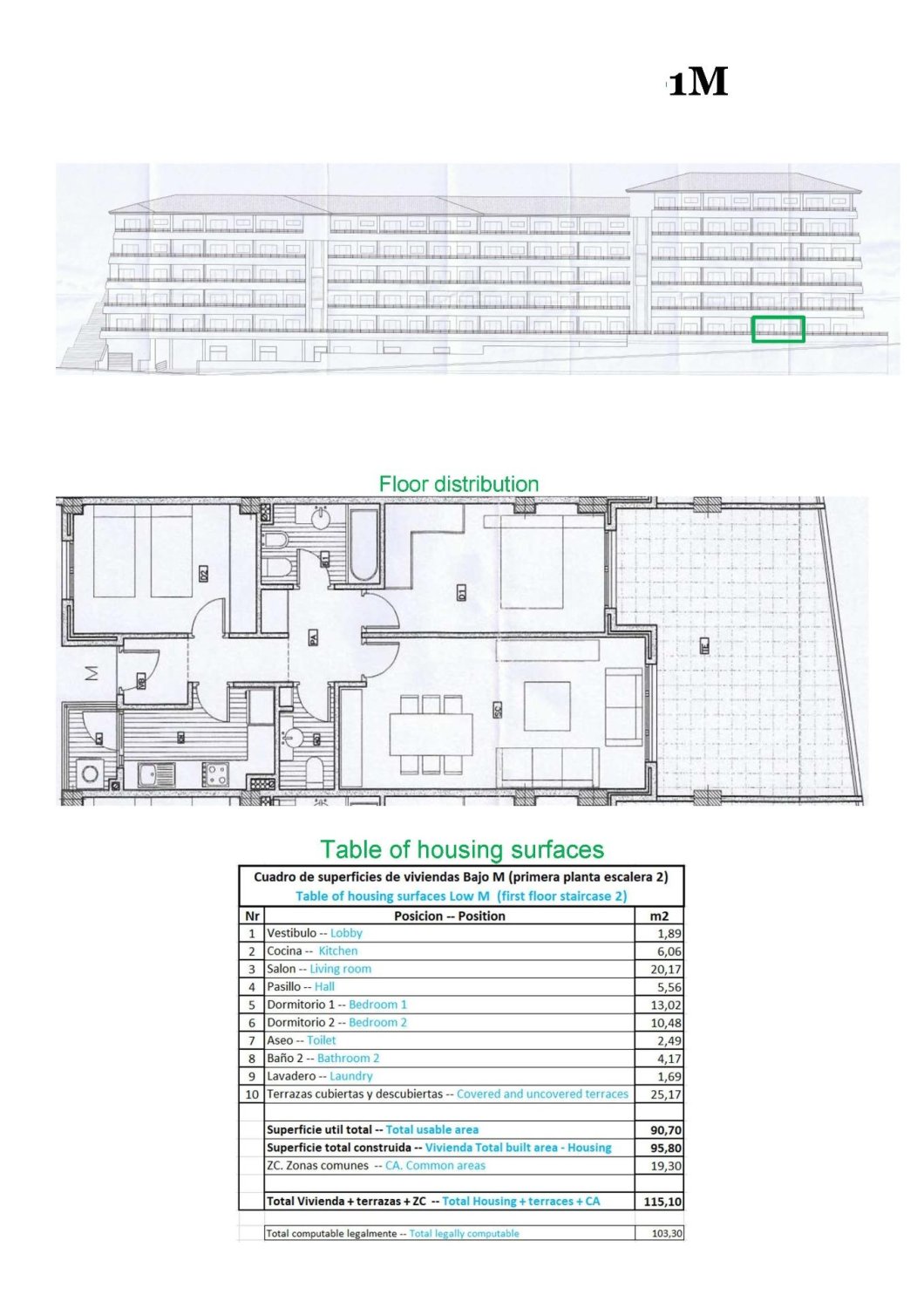 Apartamento en Relleu, Alicante, España 2 dormitorios, 78 m2 No. 186765