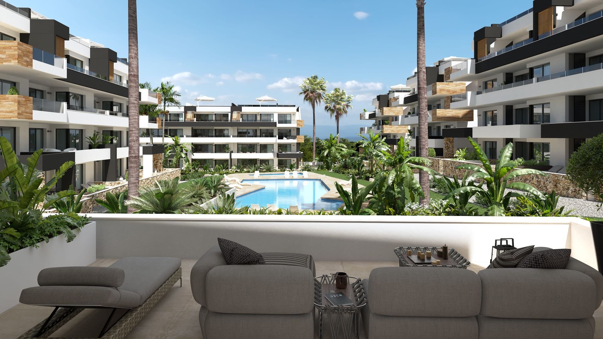 Takvåning i Orihuela, Alicante, Spanien 2 sovrum, 75 kvm. Nr. 187038