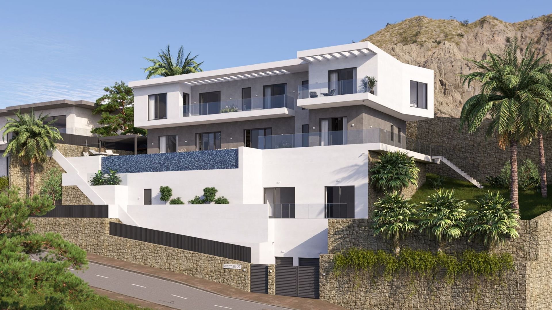 Huvila Finestrat, Alicante, Espanja 7 makuuhuonetta, 638 m2 No. 187040