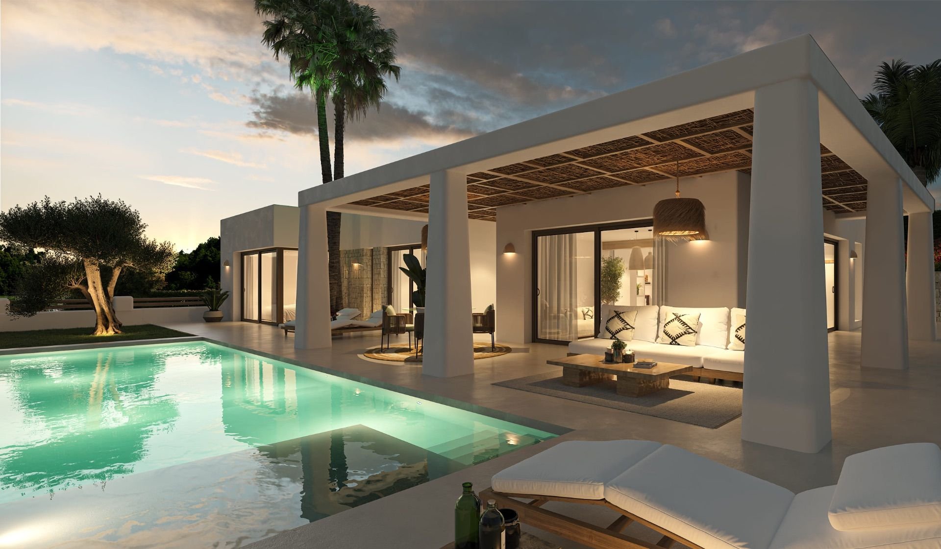 Villa i Javea, Alicante, Spanien 3 sovrum, 251 kvm. Nr. 187034