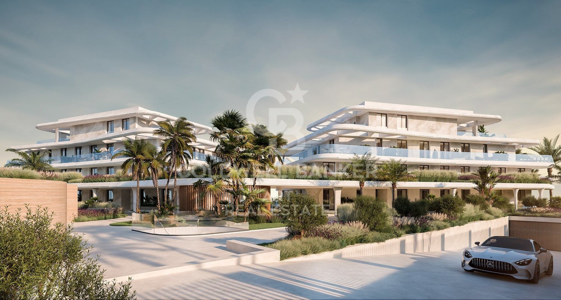Takvåning i Estepona, Malaga, Spanien 3 sovrum, 179 kvm. Nr. 156746