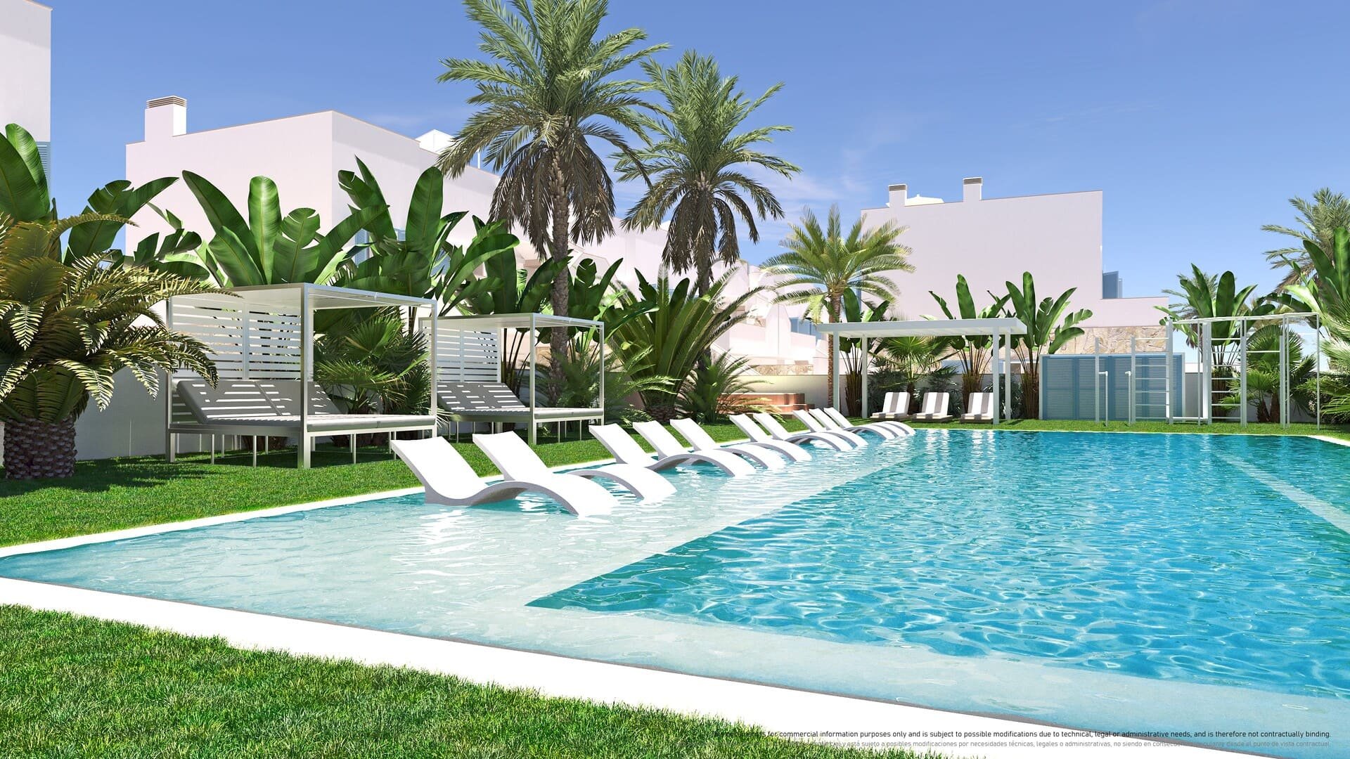 Bungalo Torre de la Horadada, Alicante, Spānijā 2 istabas,  Nr. 173908