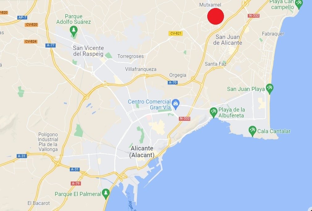 Apartamento en Mutxamel, Alicante, España 3 dormitorios, 120 m2 No. 181857