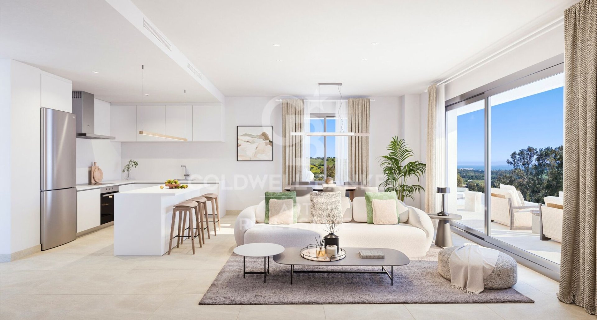 Lägenhet i Estepona, Malaga, Spanien 3 sovrum, 104 kvm. Nr. 158549