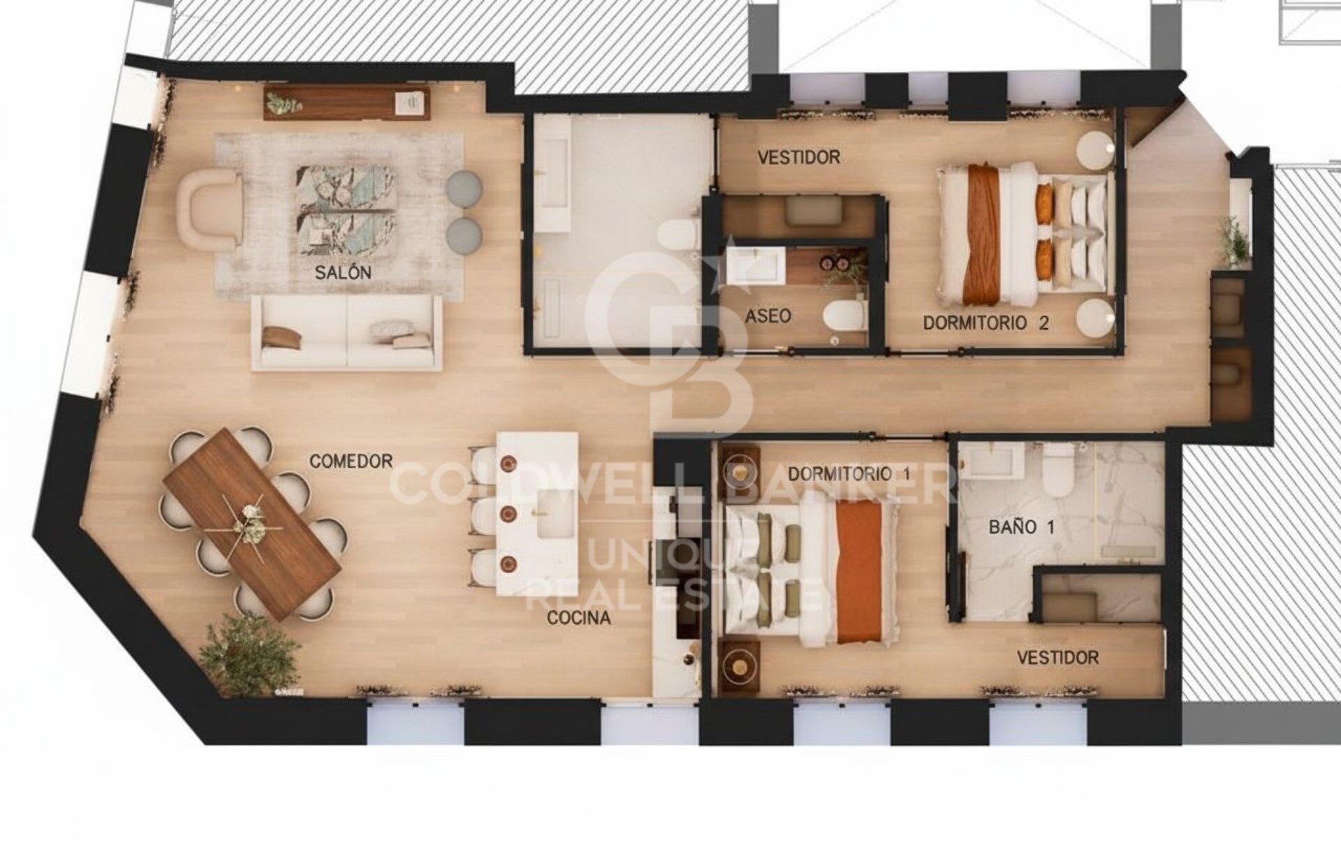 Appartamento a Madrid, Spagna 2 camere da letto, 104 mq. N° 157785