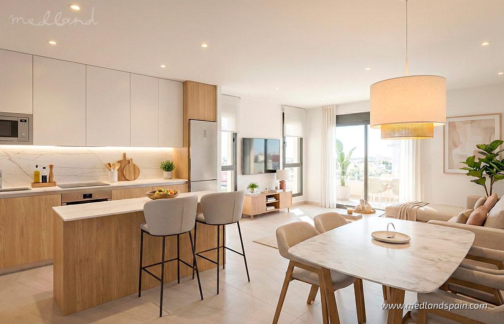 Apartamento en Benijófar, Alicante, España 2 dormitorios, 90 m2 No. 179375