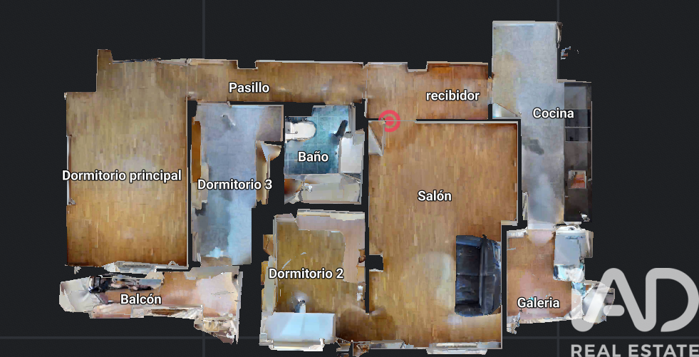 Apartamento en Barcelona, España 3 dormitorios, 85 m2 No. 172197